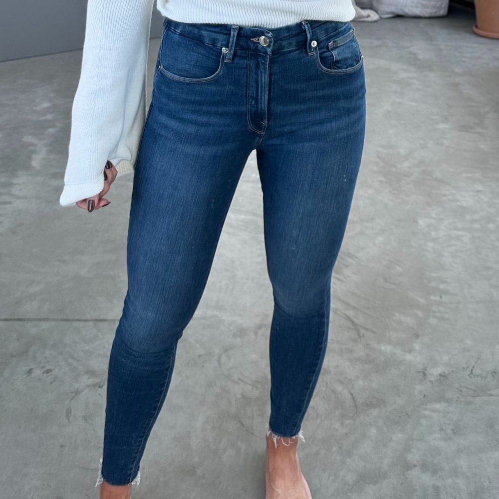 Good American Dark Wash Skinny Jean Size 8/29